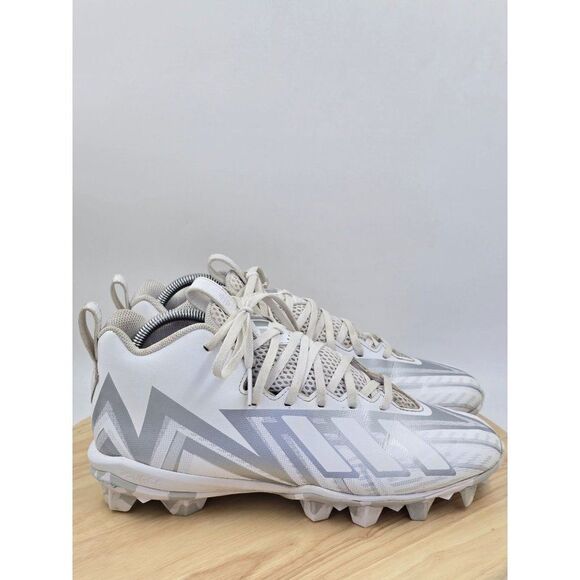 Adidas Freak Spark MD 23 Inline Football Cleats  Siver Metallic Mens Sz 9.5 - Picture 1 of 9